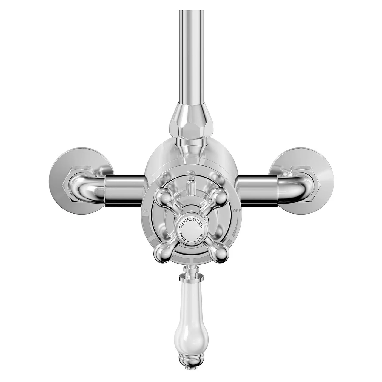 Windsor. Windsor Traditional Polished Chrome Exposed Thermostatic Shower Valve - Image 2